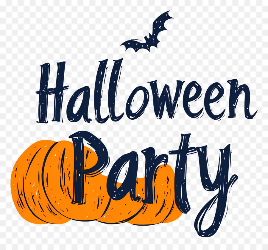 Fiesta De Halloween，Texto De Fiesta De Halloween PNG