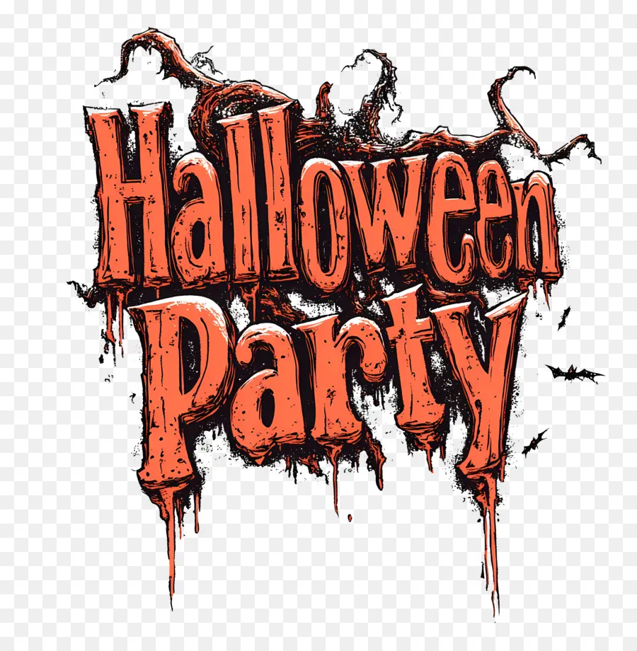 Fiesta De Halloween，Texto De Fiesta De Halloween PNG