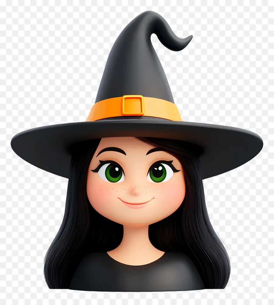 Emojis De Halloween，Sombrero De Bruja PNG