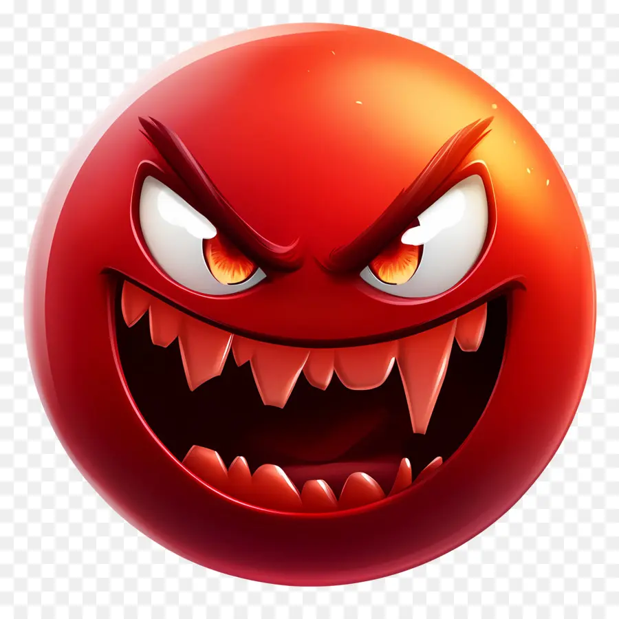 Emojis De Halloween，Emoji Enojado PNG