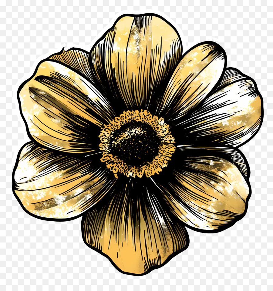 Flor Oro，Flor Dorada PNG