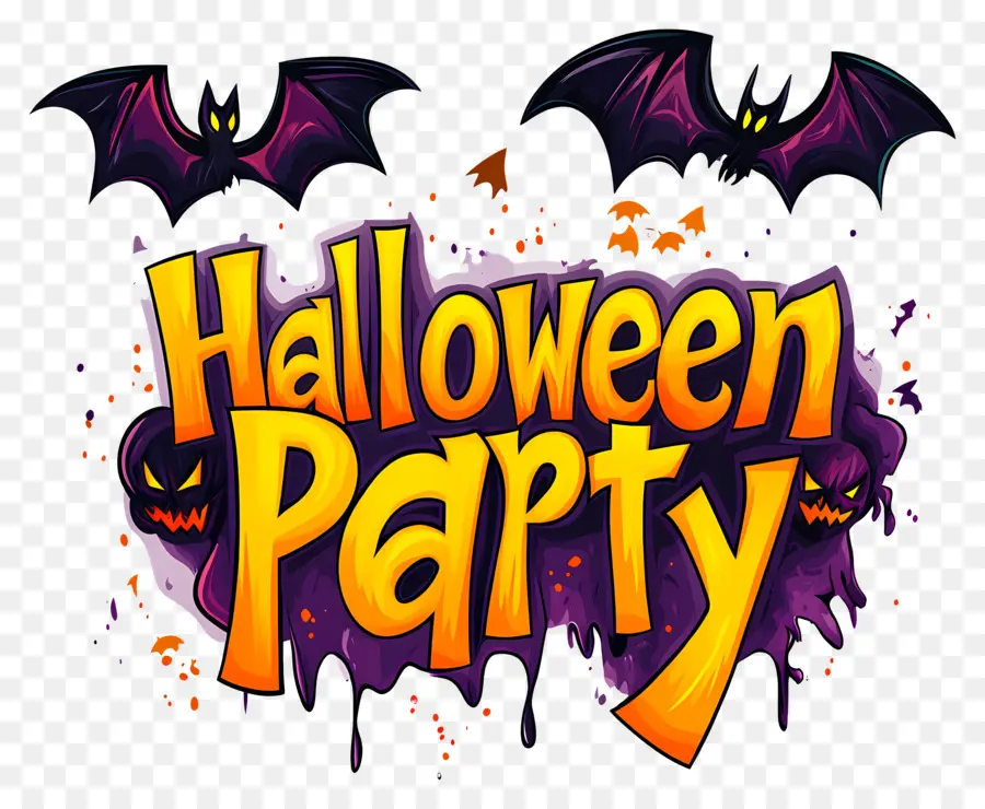 Fiesta De Halloween，Texto De Fiesta De Halloween PNG