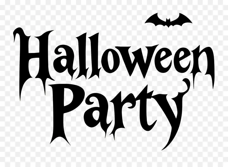 Fiesta De Halloween，Texto De Fiesta De Halloween PNG