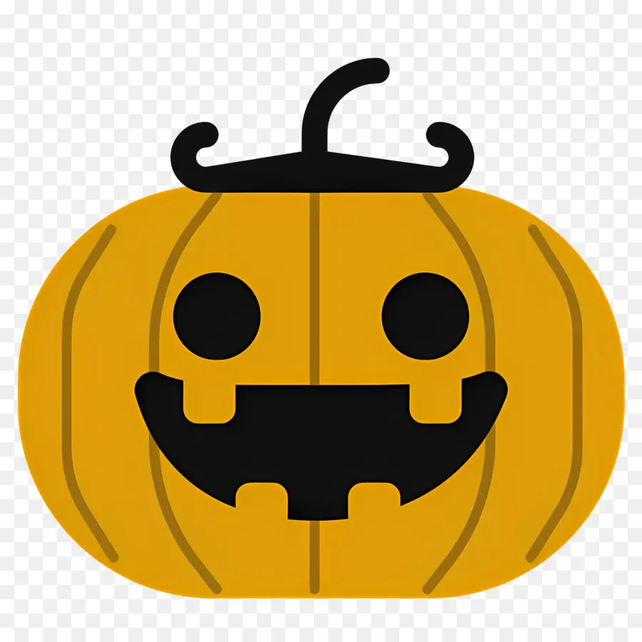 Linda Calabaza De Halloween，Calabaza Amarilla PNG