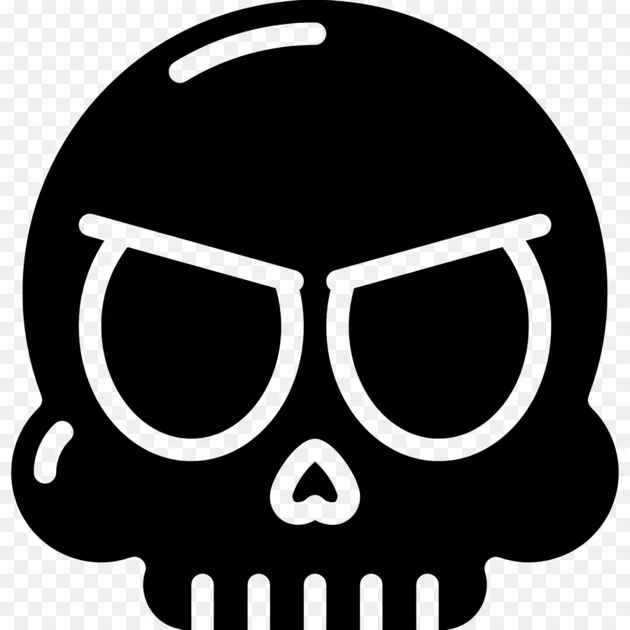 Emoji Calavera，Cráneo PNG