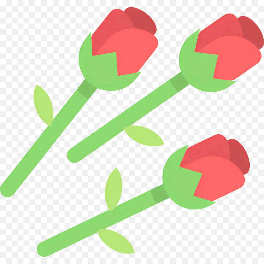 Flor Rosa，Tres Rosas PNG