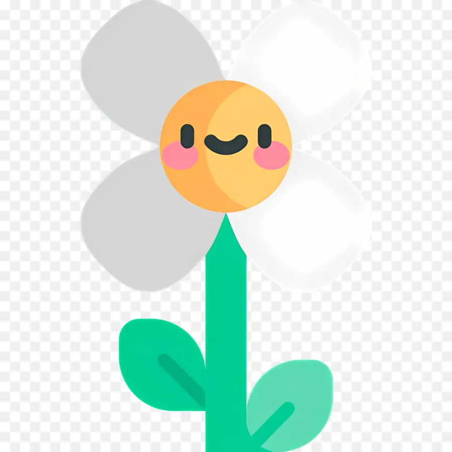 Flor De Margarita，Flor Sonriente PNG