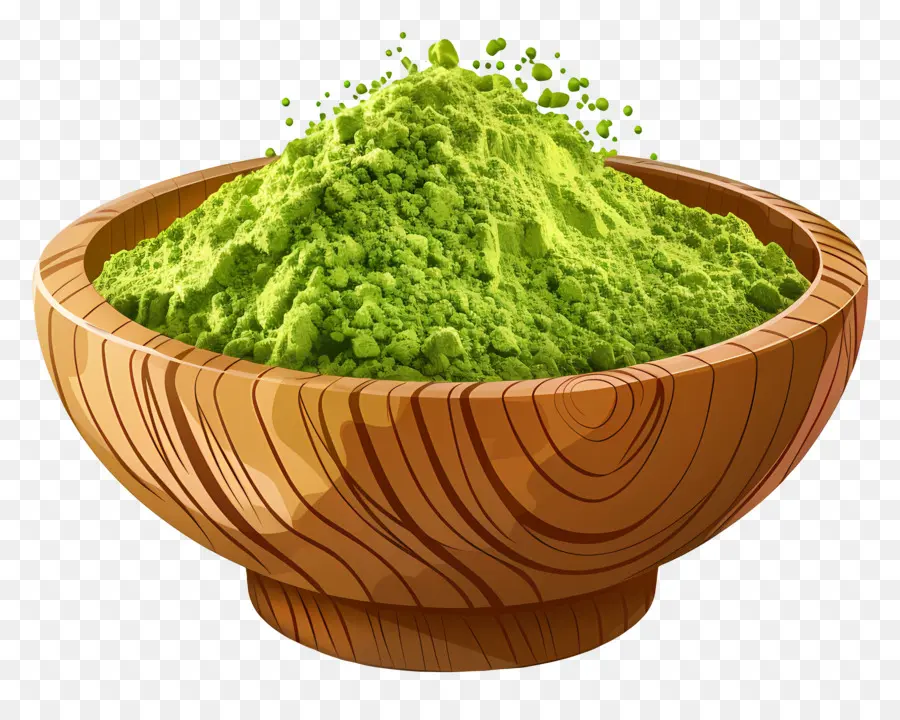 Polvo De Matcha，Polvo Verde PNG