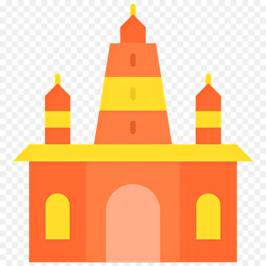 Templo Hindú，Ilustración Del Templo PNG