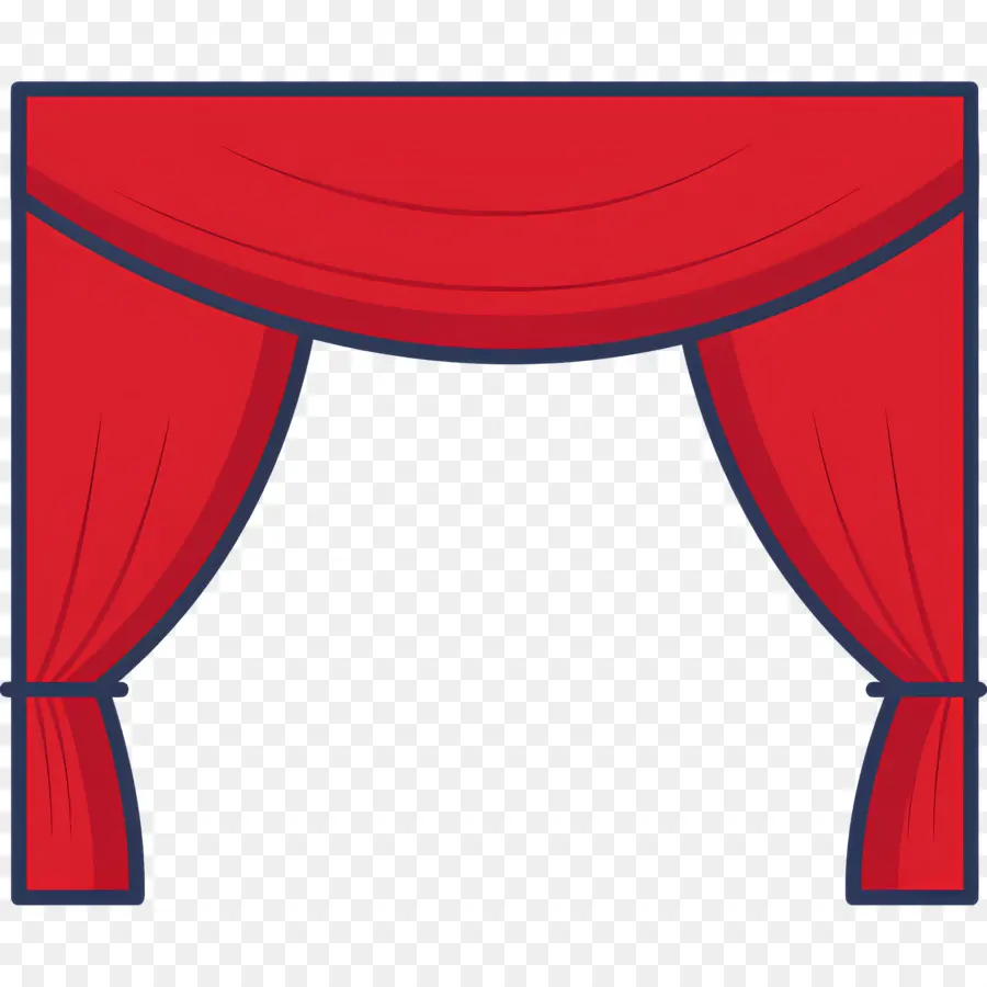 Cortinas De Teatro，Cortinas Rojas PNG