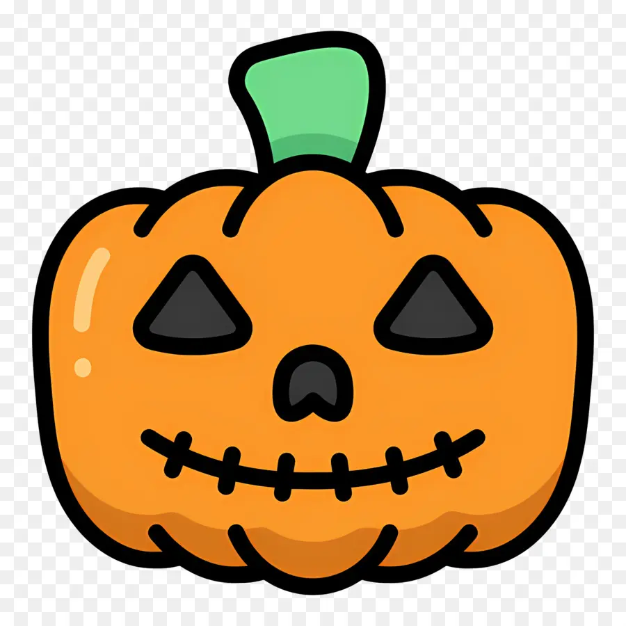 Calabaza De Halloween Aterradora，Linterna Naranja PNG