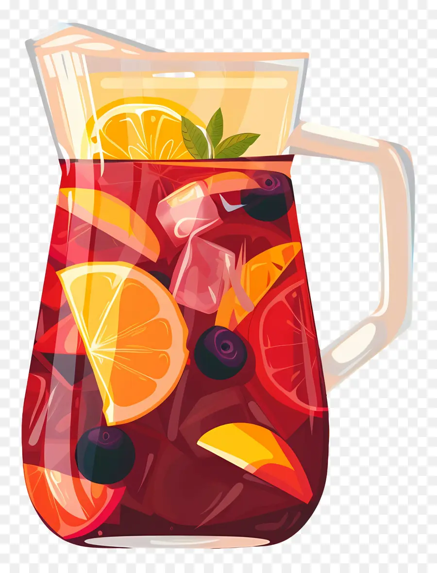 Bebida Refrescante Sangría，Ponche De Frutas PNG