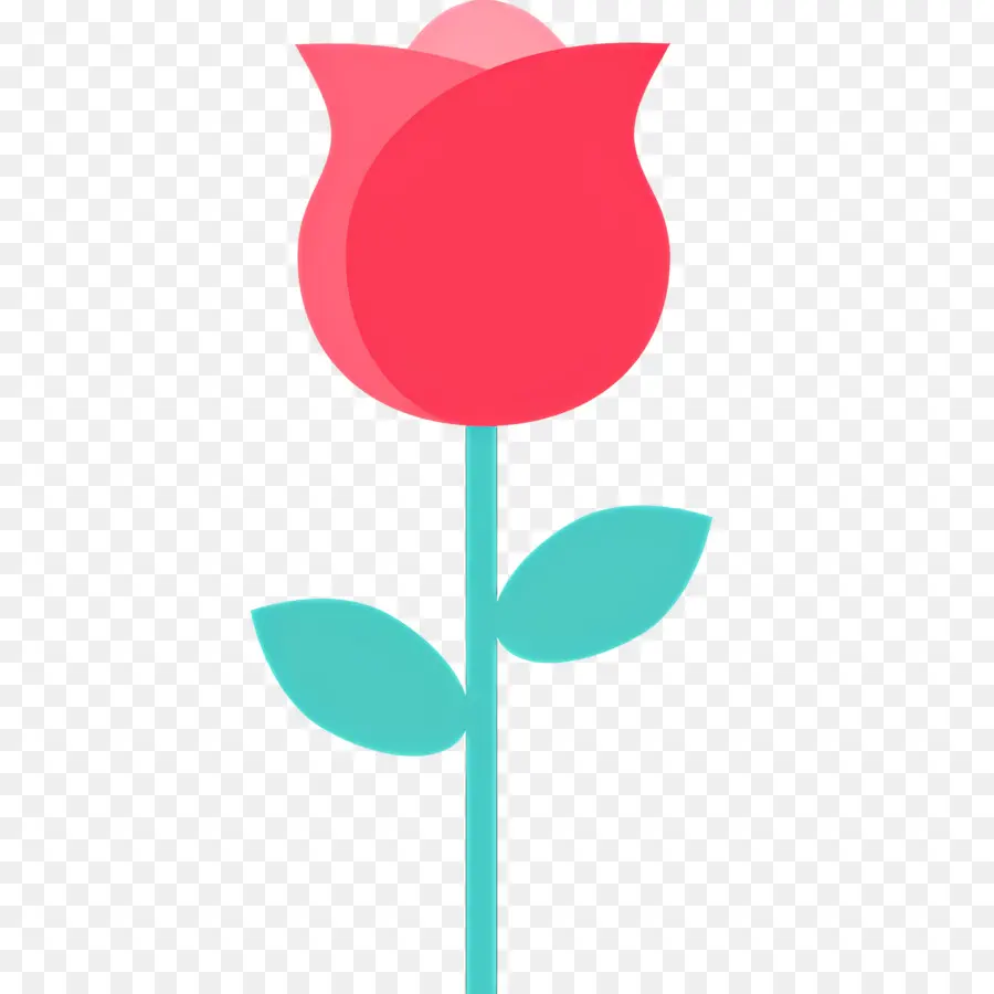 Flor Rosa，Tallo De Rosa PNG