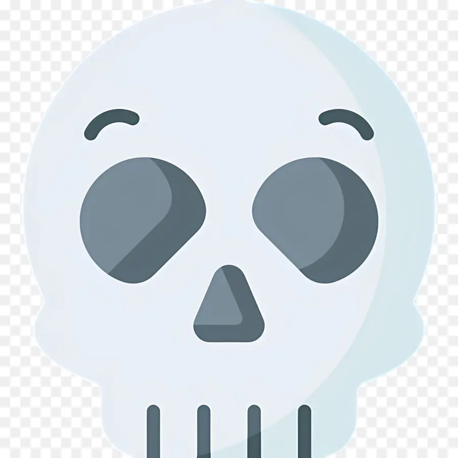 Emoji Calavera，Cráneo PNG