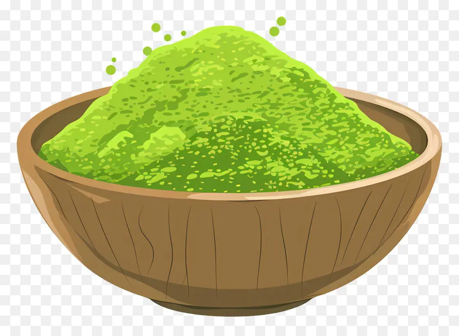 Polvo De Matcha，Polvo Verde PNG