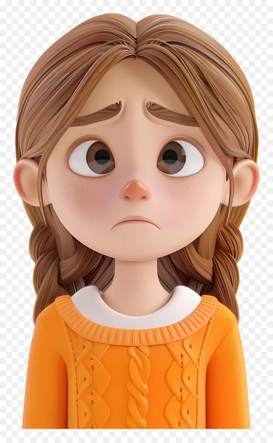 Niña Triste，Dibujos Animados PNG