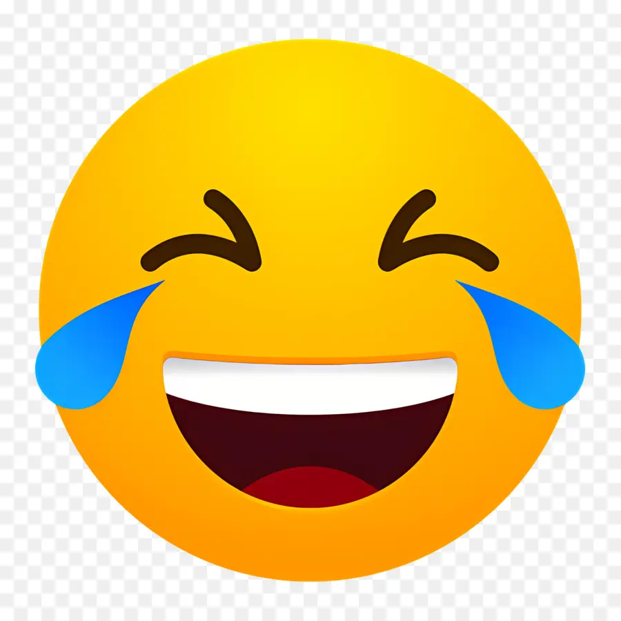 Risa Emoji，Emoji Riendo PNG