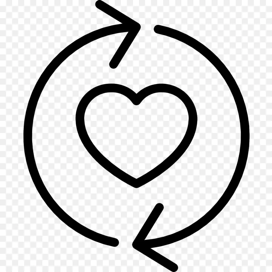 Flecha Circular，Corazón Con Flechas PNG