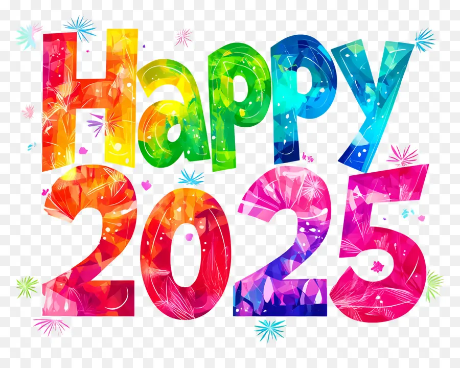 Año Nuevo 2025，Feliz 2025 PNG