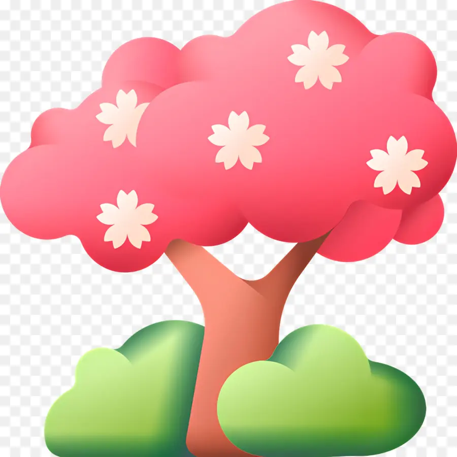 Arbol De Flores，árbol Rosa PNG