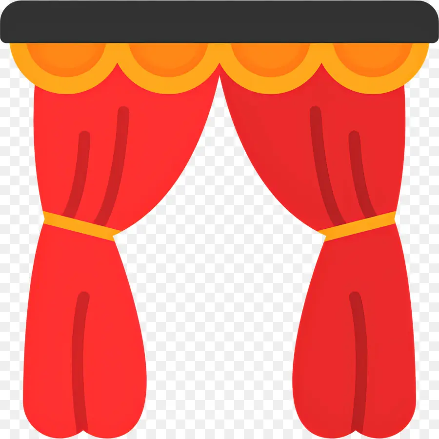 Cortinas De Teatro，Cortinas Rojas PNG