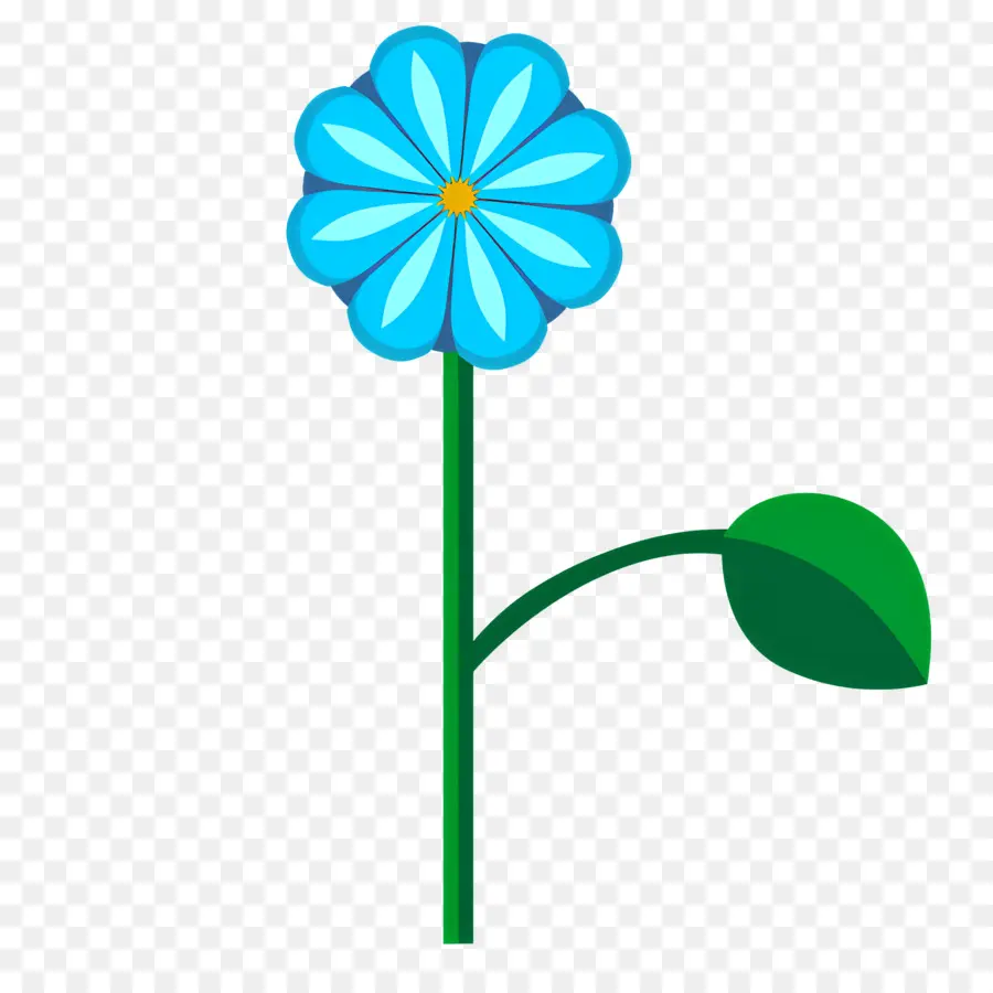 Flor Azul，Planta PNG