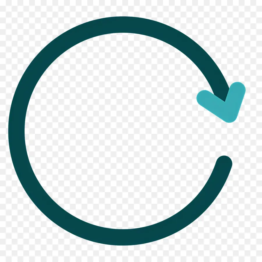 Flecha Circular，Actualizar Icono PNG