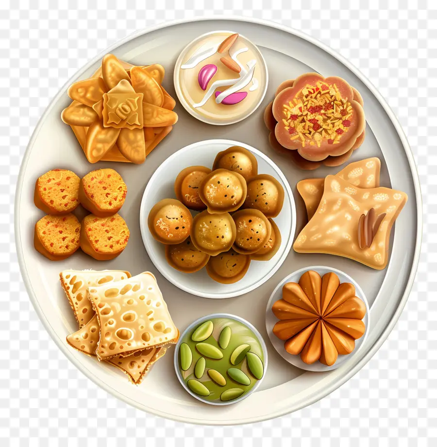 Dulces Indios，Bocadillos Variados PNG