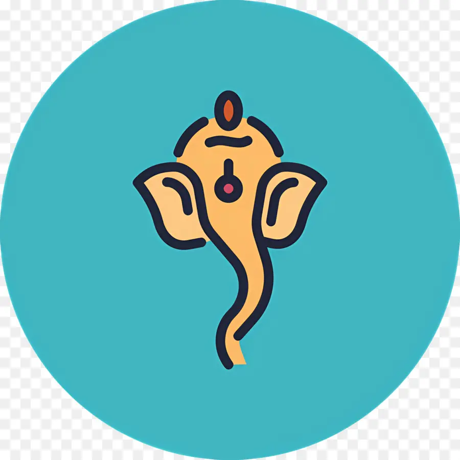 Ganesh，Contorno De Elefante PNG