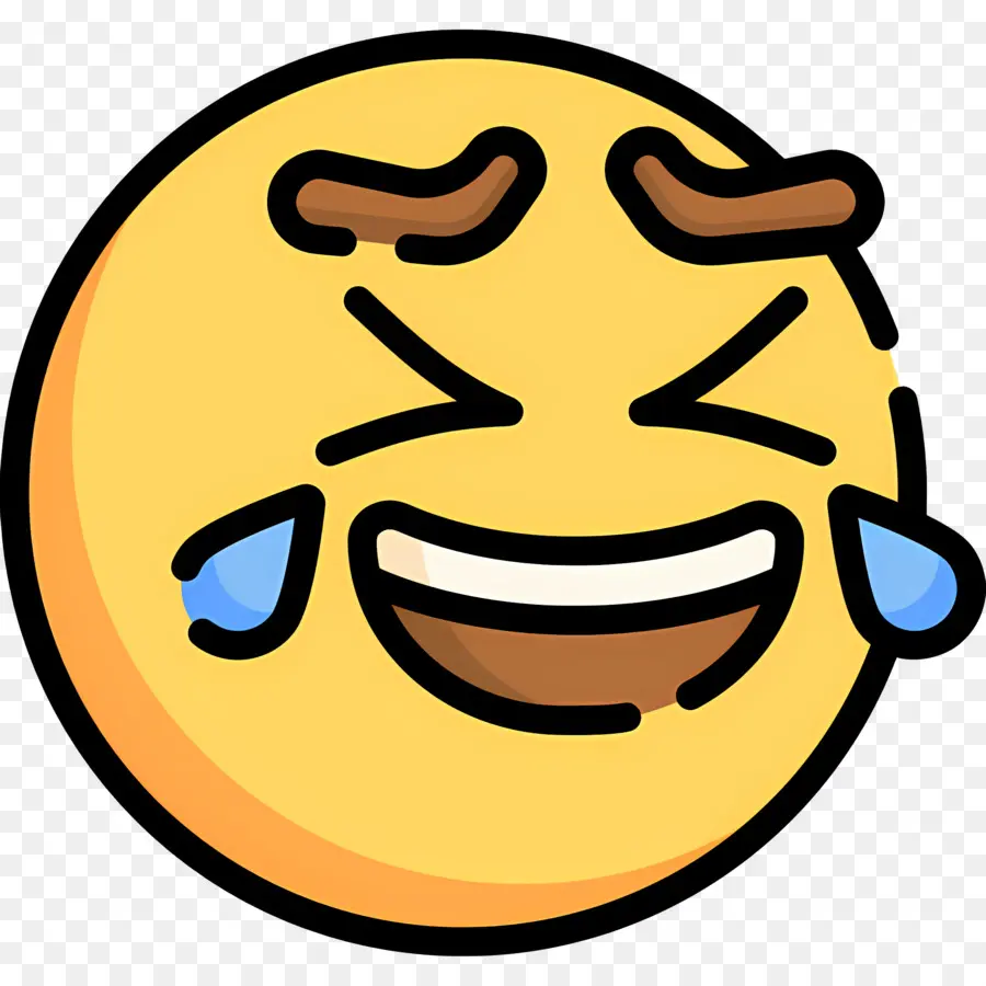 Risa Emoji，Emoji Triste PNG