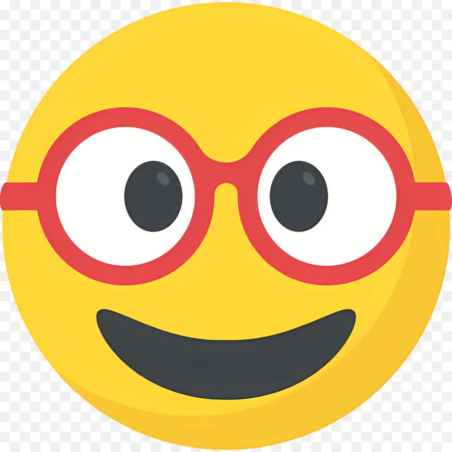 Emoji Nerd，Emoji Empollón PNG