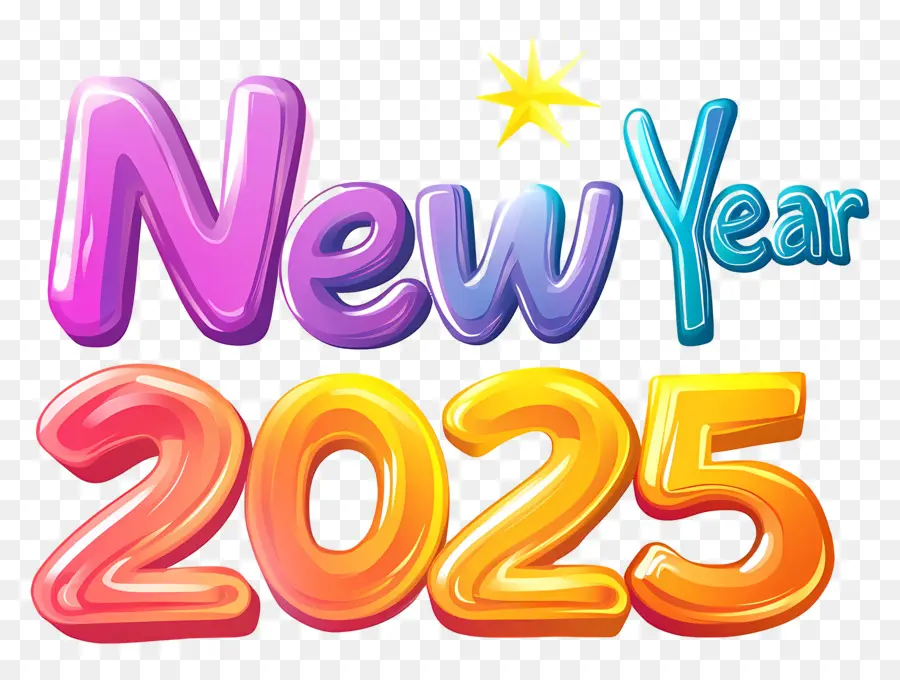 Año Nuevo 2025，Artístico PNG