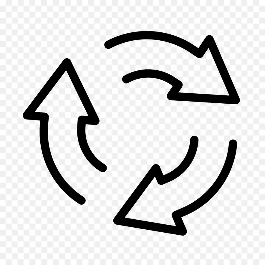 Flecha Circular，Reciclar Flechas PNG