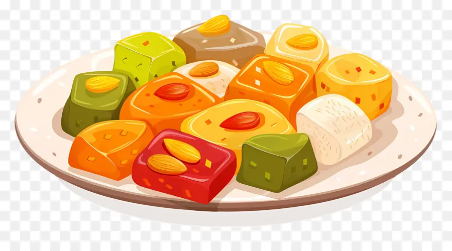 Dulces Indios，Dulces Coloridos PNG