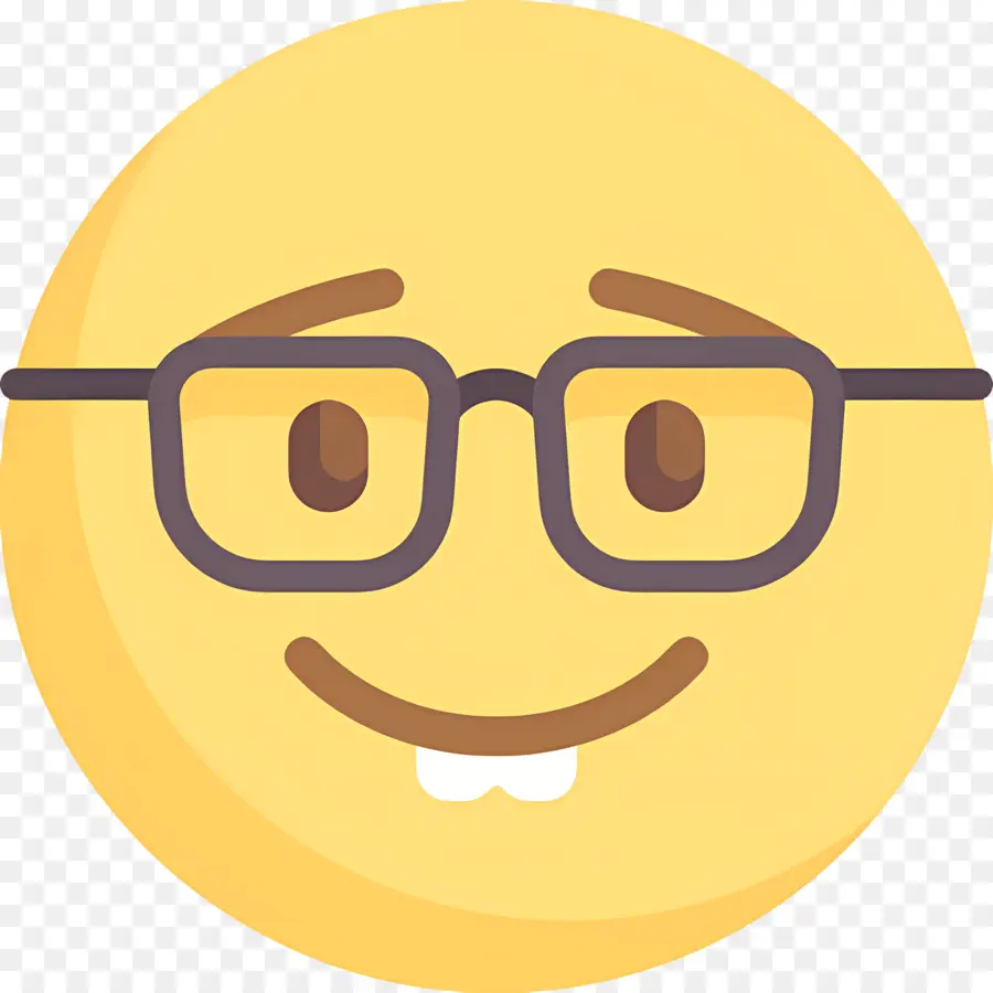 Emoji Nerd，Emoji Empollón PNG