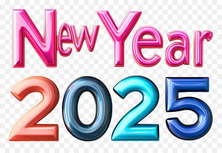 Año Nuevo 2025，Decorativo PNG