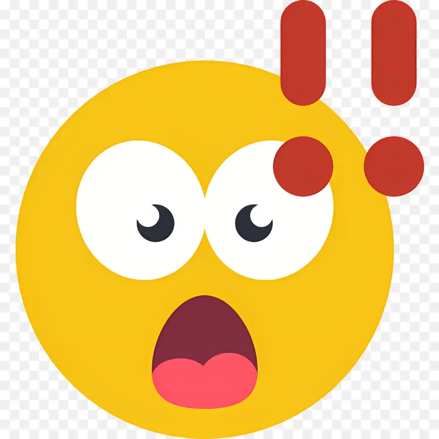 Emoji Sorprendido，Rostro PNG