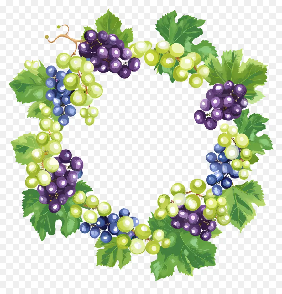 Corona De Uva，Uvas PNG