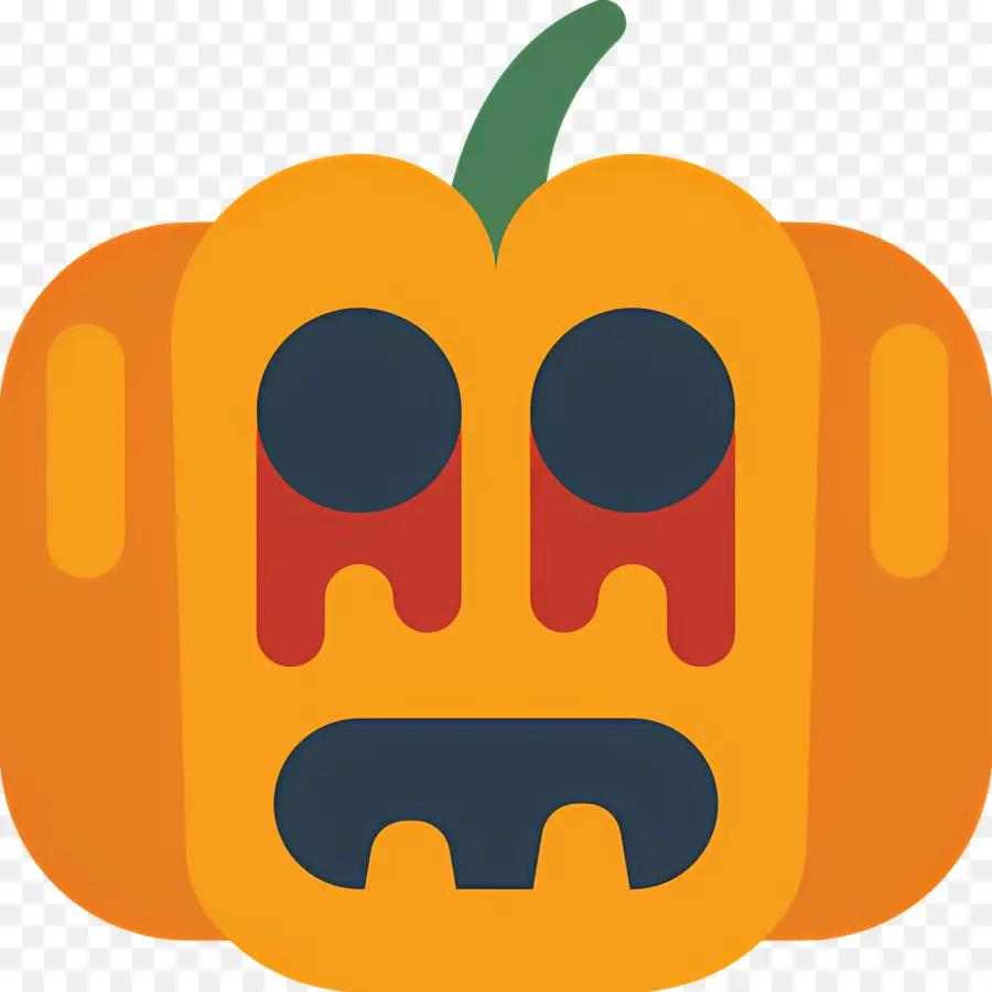 Calabaza De Halloween，Cara De Calabaza PNG