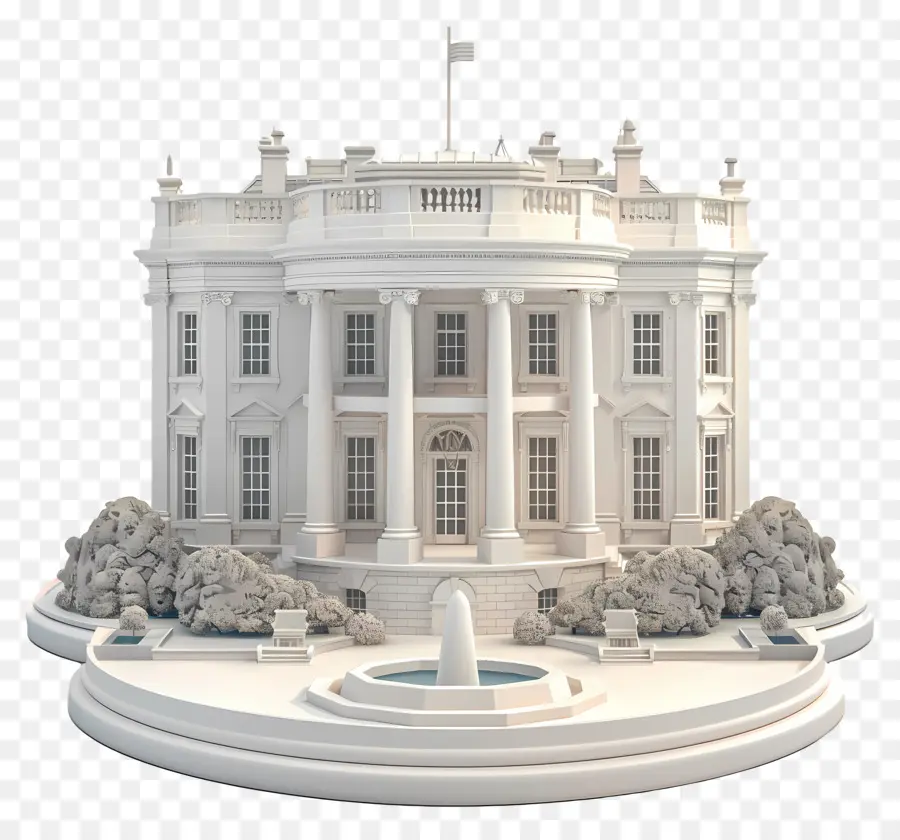 Casa 3d，Casa Blanca PNG