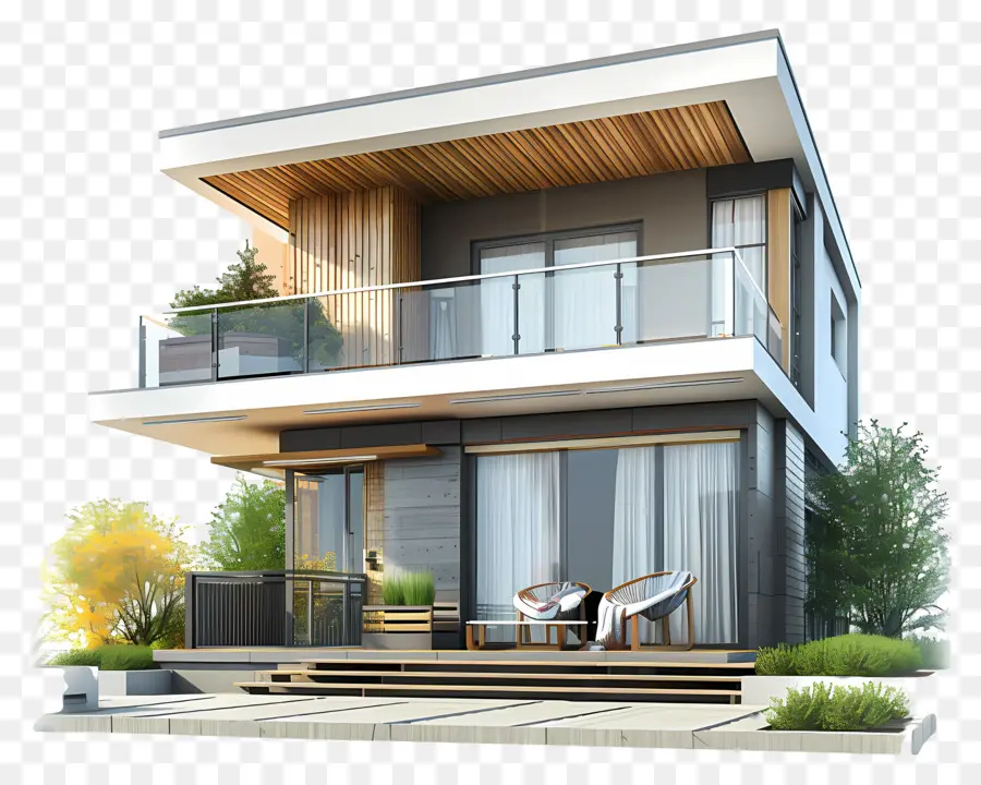 Casa 3d，Casa Moderna PNG