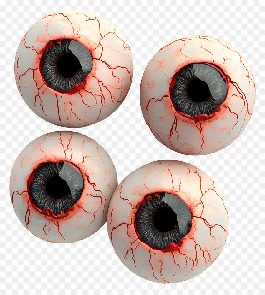 Globo Ocular De Halloween，Globos Oculares Realistas PNG