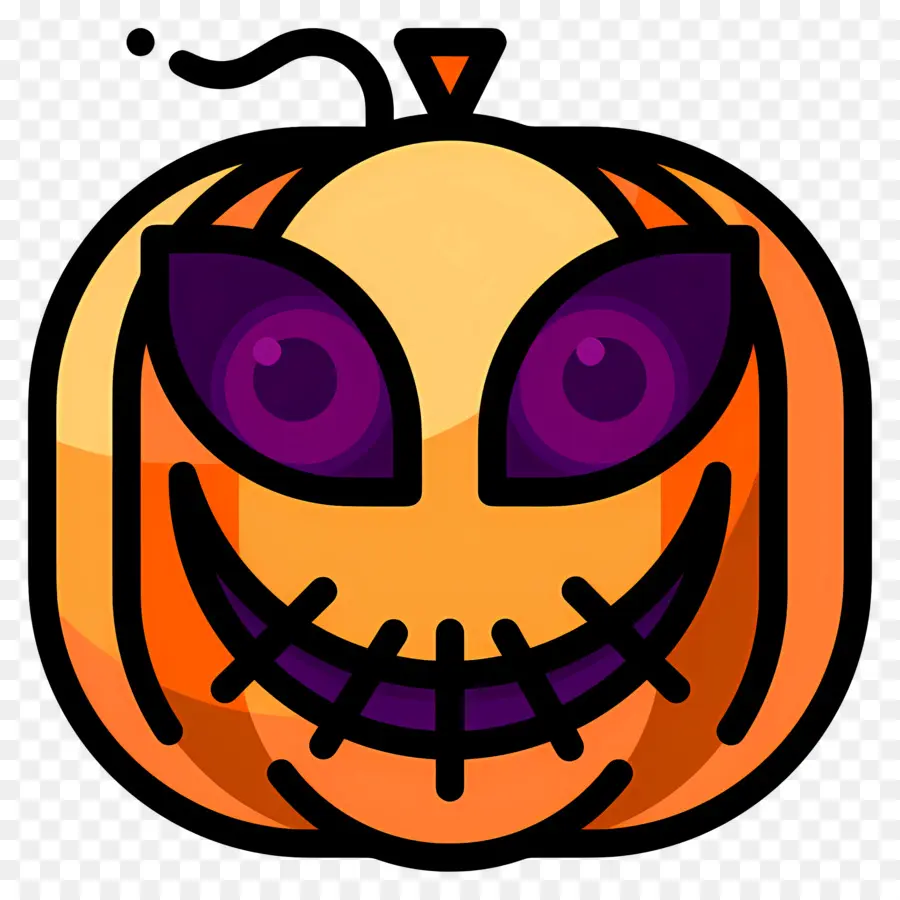 Calabaza De Halloween Aterradora，Calabaza De Halloween PNG