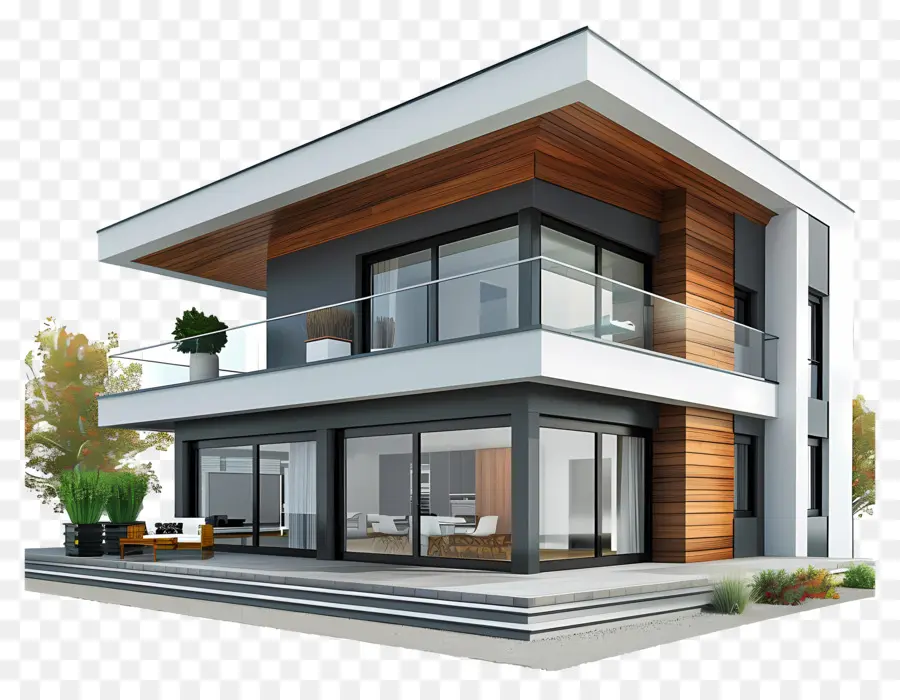 Casa 3d，Casa Moderna PNG