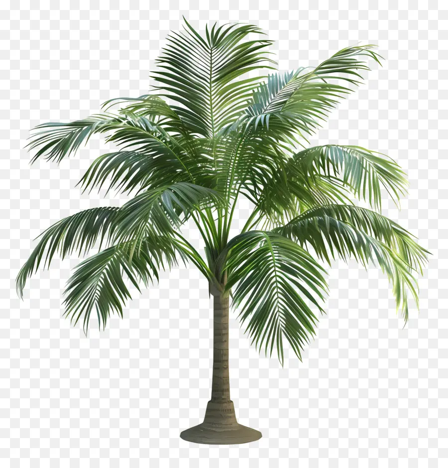 Árbol 3d，Palmera PNG