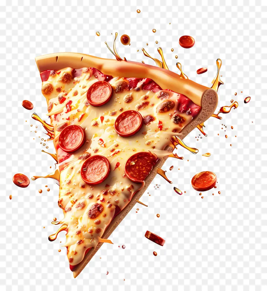 Pizza 3d，Rebanada De Pizza PNG