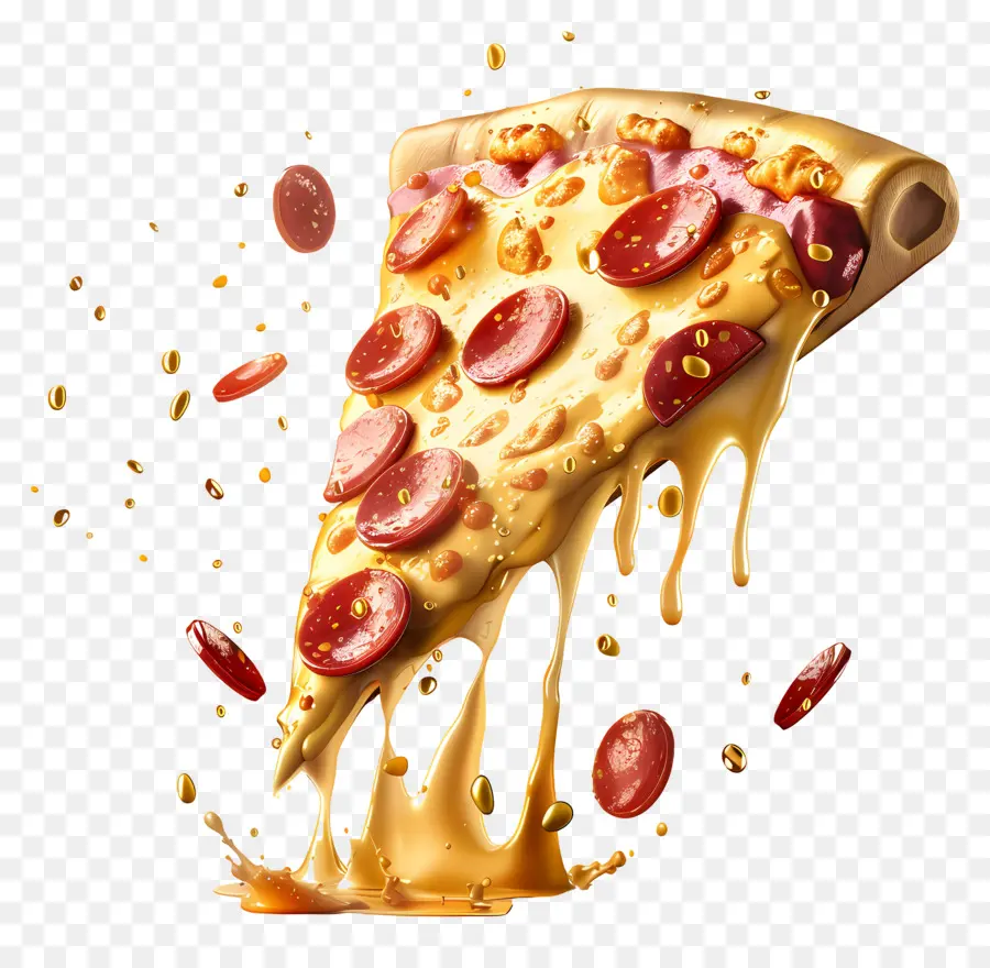 Pizza 3d，Rebanada De Pizza PNG