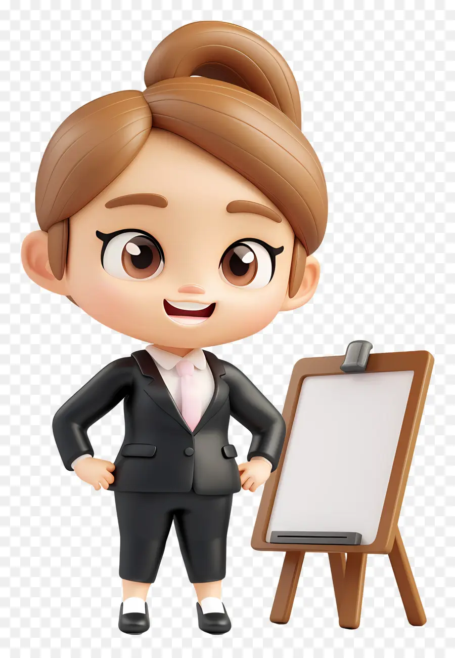 Profesor De Dibujos Animados，Empresaria De Dibujos Animados PNG