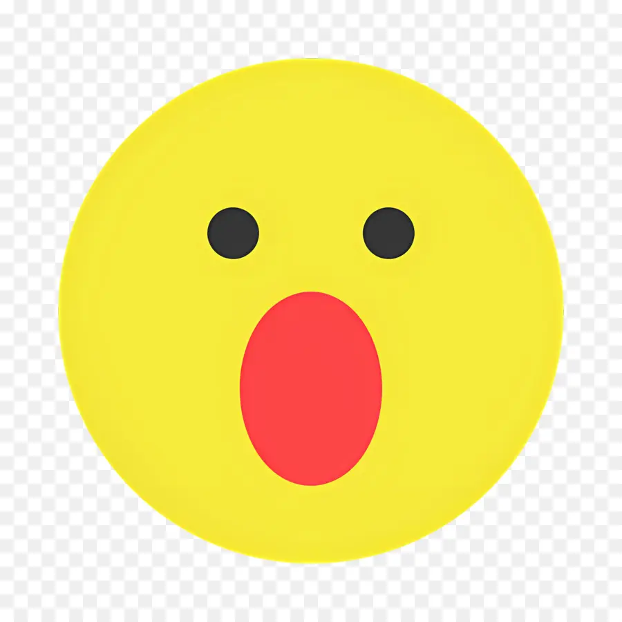 Emoji Sorprendido，Rostro PNG