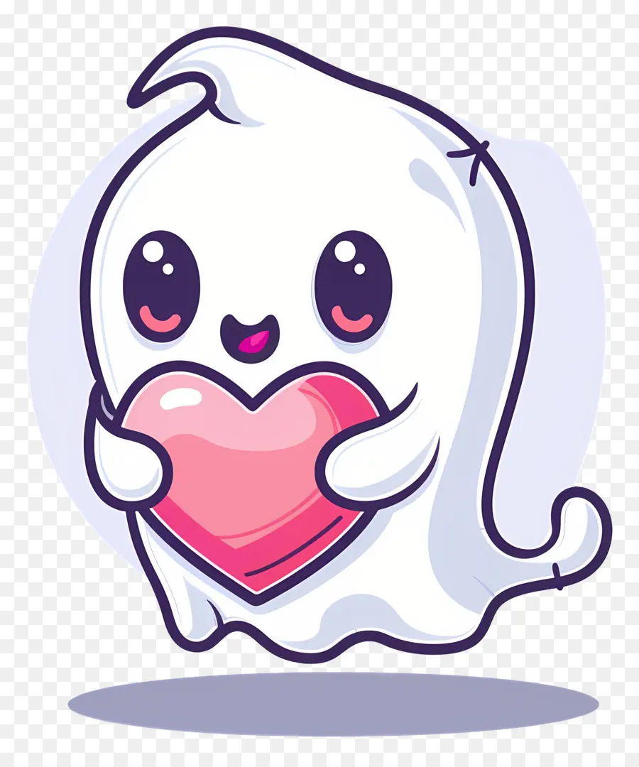 Lindo Fantasma，Lindo Fantasma Con Corazón PNG